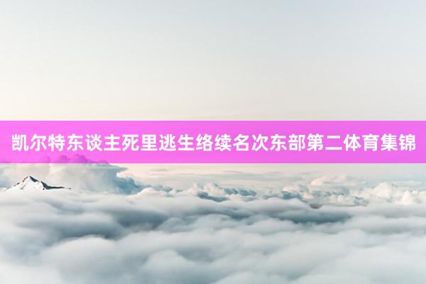凯尔特东谈主死里逃生络续名次东部第二体育集锦