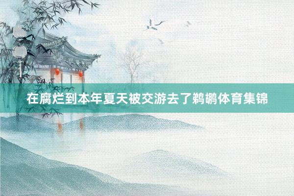 在腐烂到本年夏天被交游去了鹈鹕体育集锦