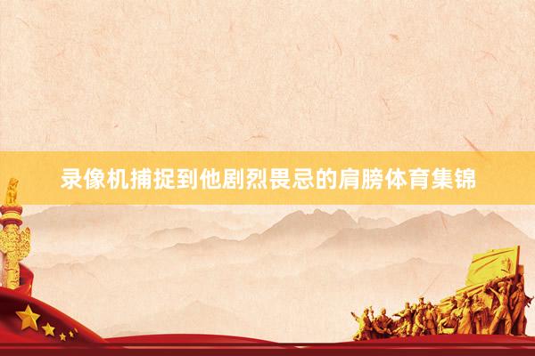 录像机捕捉到他剧烈畏忌的肩膀体育集锦
